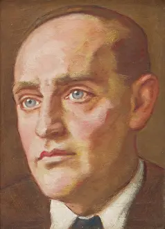 Milan Thomka Mitrovsk Prints: Portrait of J. P, 1920-1929. Creator: Milan Thomka Mitrovsky