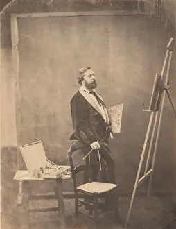 Painter Gallery: Portrait of J. Savile Lumley, Madrid, 1859. Creator: Gustave Penabert