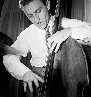 Plucking Prints: Portrait of Jack Lesberg, Eddie Condon's