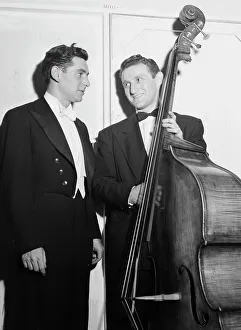 Dinner Jacket Prints: Portrait of Jack Lesberg and Leonard Bernstein
