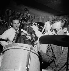 Night Life Prints: Portrait of Jack Lesberg and Max Kaminsky