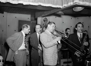 Ventura Charlie Prints: Portrait of Jack Teagarden, Bill Harris