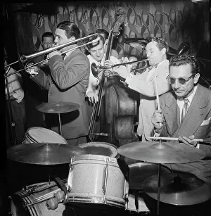 52nd Street Prints: Portrait of Jack Teagarden, Jack Lesberg