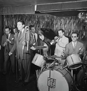 Bill Gottlieb Prints: Portrait of Jack Teagarden, Peanuts Hucko
