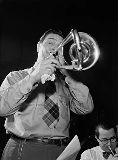 Bill Gottlieb Prints: Portrait of Jack Teagarden, Victor studio(?)