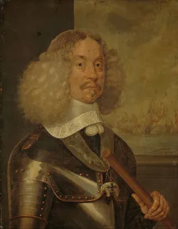 Portrait of Jacob Baron van Wassenaer, Lord of Obdam, Lieutenant-Admiral of Holland... 1640-1665. Creator: Abraham van Westervelt