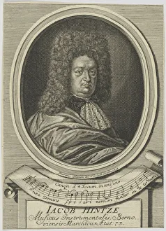 Portrait of Jacob Hintze (1622-1702), 1695. Creator: Bodenehr, Moritz (1665-1749)