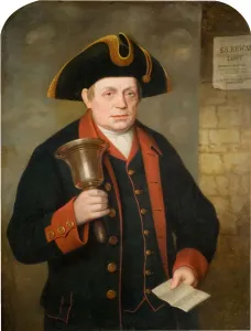 Tricorn Collection: Portrait of Jacob Wilson (1799-1882) Last Birmingham Town Crier, 1868-69