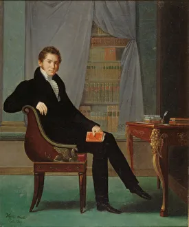 1819 Prints: Portrait of Jacques-Francois Ancelot (1794-1854), 1819