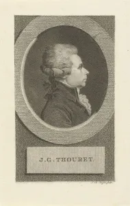 Claessens Prints: Portrait of Jacques Guillaume Thouret (1746-1794), 1790s