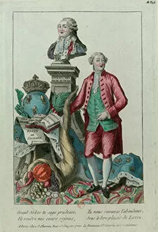 Biblioth And Xe8 Collection: Portrait of Jacques Necker (1732-1804), 1781. Creator: Anonymous