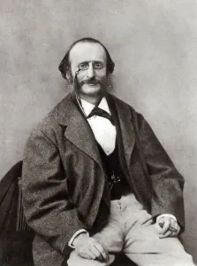Offenbach Prints: Portrait of Jacques Offenbach (1819-1880), ca 1865. Creator: Anonymous