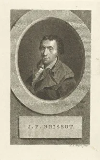 Claessens Prints: Portrait of Jacques-Pierre Brissot de Warville (1754-1793), 1790s