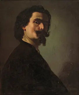 Klimkovic Frantisek Prints: Portrait of Jakab Marastoni, 1856. Creator: Frantisek Klimkovic