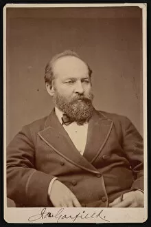Slaughter Collection: Portrait of James Abram Garfield (1831-1881), Before 1876