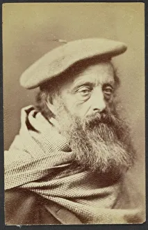 Printmaker Prints: Portrait of James Clarke Hook, late 19th century. Creator: Unknown