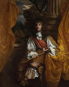 James Ii Prints: Portrait of James II of England (1633-1701), 1661. Artist: Lely, Sir Peter (1618-1680)