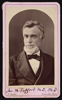 Chemist Collection: Portrait of James Merrill Safford (1822-1907), 1870s. Creator: Rodney Poole