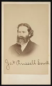 Albert J Purdy Collection: Portrait of James Russell Lowell (1819-1891), Circa 1870s. Creator: Purdy & Frear