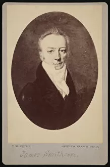 Cabinet Card Gallery: Portrait of James Smithson (1765-1829), 1816 (photographed 1870s)