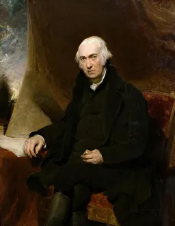 Sir Thomas 1769 1830 Prints: Portrait of James Watt (1736-1819), 1813. Creator: Lawrence, Sir Thomas (1769-1830)