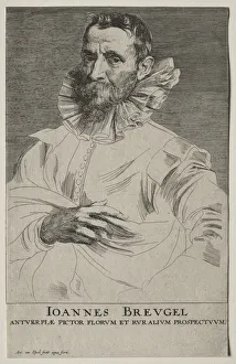 Portrait of Jan Brueghel. Creator: Anthony van Dyck (Flemish, 1599-1641)