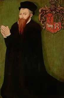 Tempera On Wood Prints: Portrait of Jan Herbut of Felsztyn (1508-1577)