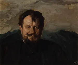 Leon Prints: Portrait of Jan Kasprowicz, 1898, [1906]. Creator: Leon Wyczolkowski