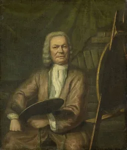 Jan Quinkhard Prints: Portrait of Jan Maurits Quinkhard, Painter, 1771. Creator: Cornelis Wever