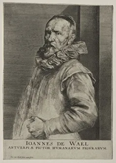 Engraving And Etching Prints: Portrait of Jan de Wael Nevers. Creator: Anthony van Dyck (Flemish, 1599-1641)