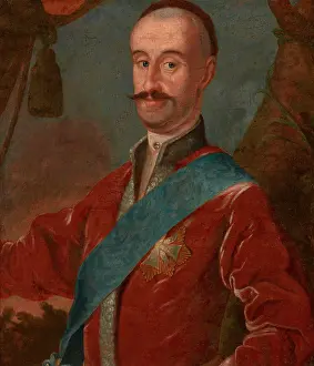 Starost Prints: Portrait of Jan Wodzicki (ca. 1670-1726), Starost of Ujscie 1807-1821 Creator: Unknown