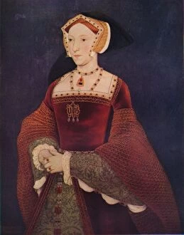 Prince Of Wales Collection: Portrait of Jane Seymour by Holbein, 1536, (1936). Creator: Hans Holbein the Younger