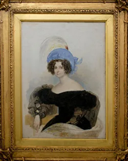 Briullov Prints: Portrait of Janette (Anna) Ivanovna Lopukhina