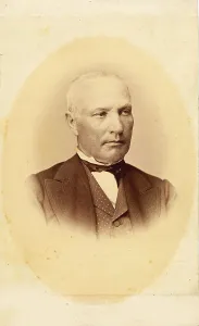 Latvia Prints: Portrait of Janis Cimze (1814-1881), 1860. Creator: Anonymous