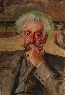 Chains Prints: Portrait of Jaroslaw Odrowaz-Pieniazek, 1911. Creator: Jacek Malczewski