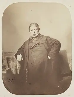 Le Jeune Prints: Portrait of Jean Auguste Dominique Ingres, 1857. Creator: Camille Dolard