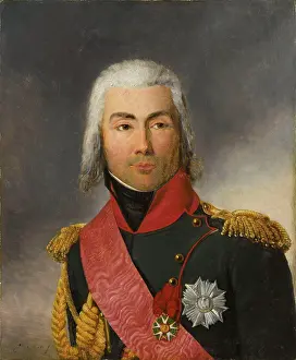 Portrait of Jean-Baptiste Bessieres (1768-1813), Marshal of France, c1806. Creator: Riesener, Henri-Francoiss (1767-1828)