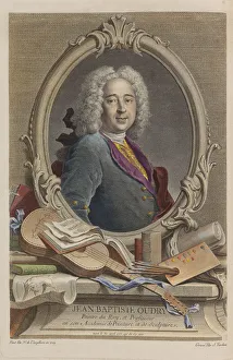Tardieu Prints: Portrait of Jean-Baptiste Oudry (1686-1755)