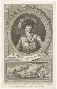 Bart Collection: Portrait of Jean Bart (1650-1702), 1694. Creator: Anonymous