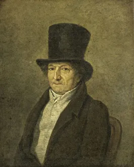 Etcher Prints: Portrait of Jean Bernard, Art Collector and Painter in Amsterdam