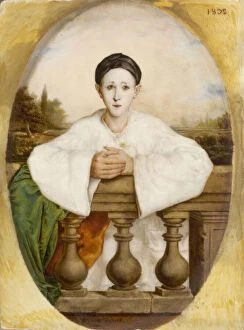Harlequin Gallery: Portrait of Jean-Gaspard Deburau (1796-1846), 1832. Creator: Trouvé