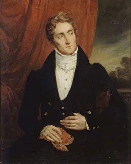 Colin Prints: Portrait of Jean-Georges Farcy (1800-1830), 1829. Creator: Colin
