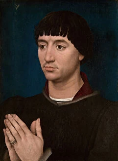 Official Collection: Portrait of Jean Gros, 1460 / 64. Creators: Workshop of Rogier van der Weyden