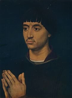 Ambition Gallery: Portrait of Jean Gros, c1460. Artist: Rogier Van der Weyden