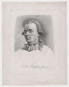 Portrait of Jean-Jacques de Boissieu, early 19th century. early 19th century. Creator: Anon