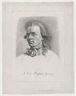 Boisseux Jean Jacques De Collection: Portrait of Jean-Jacques de Boissieu, early 19th century. early 19th century. Creator: Anon
