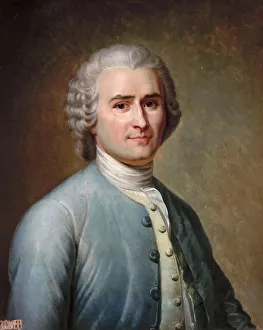Rousseau Prints: Portrait of Jean-Jacques Rousseau (1712-1778)