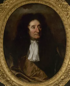 Portrait of Jean de La Fontaine (1621-1695), c. 1680. Creator: Rigaud