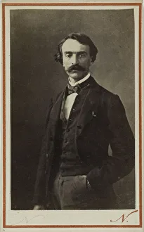 Gerome Prints: Portrait of Jean-Leon Gerome (1824-1904), c. 1870. Creator: Photo studio Nadar