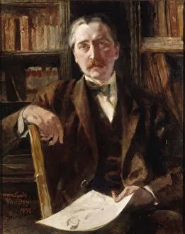 Mus And Xe9 Prints: Portrait of Jean-Louis Vaudoyer (1883-1963), 1932. Creator: Besnard